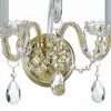 Crystorama Lighting Traditional Crystal 2 - Light Sconce in  Polished Brass - image 2 of 2