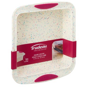 Deep Blue 8" Square Nonstick Silicone Cake Pan