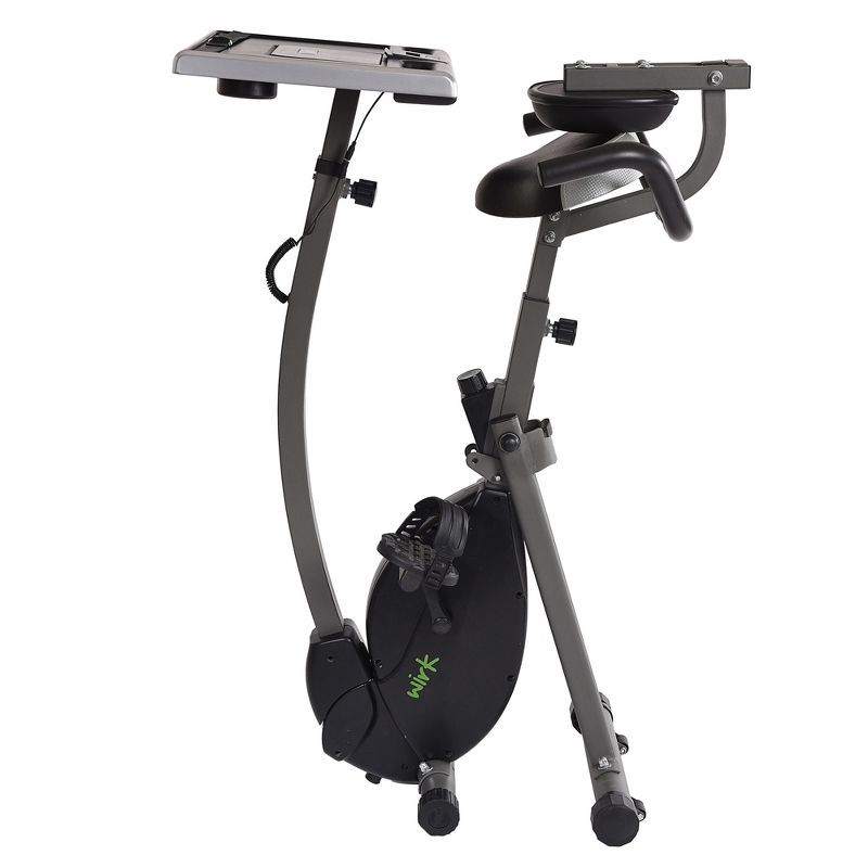 Stamina Products 85-2221 Wirk Ride Exercise Stationary Bike Office Workstation and Standing Desk with Digital Monitor and Device Prop, 1 of 7