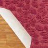 Collections Etc Textured Leaf Design Skid-Resistant Area Rug - image 4 of 4