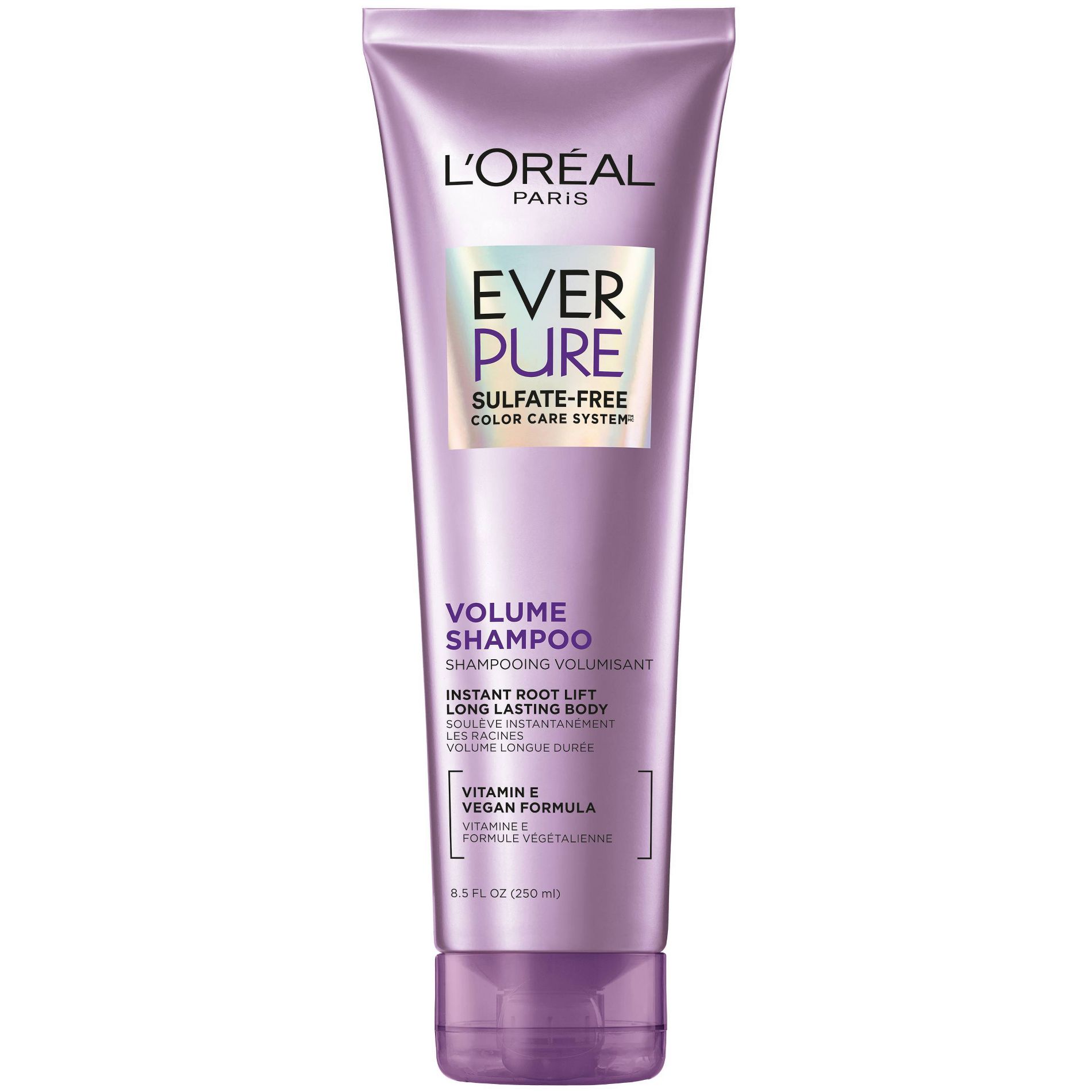 L'Oreal Paris EverPure Sulfate Free Volume Shampoo - 8.5 fl oz: For Fine & Colored Hair, Vegan Formula, Paraben-Free