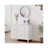 Acekool Drawer Dresser for Bedroom, Modern Wooden Chest with Wide Storage Drawers – White - 3 of 4