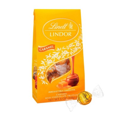 Lindt Lindor Caramel Milk Chocolate Truffles - 6oz