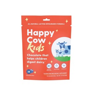 Happy Cow Kids' Fast Acting Lactase Digestive Digestive Supplement - 1 of 4