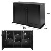 REPTI ZOO 48L X 18W inch Reptile Terrarium Wooden Cabinet with Adjustable Shelf - 4 of 4