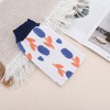Unique Bargains Tulip Flowers Shower Gloves for Bathroom 9.45"x5.12" Blue 1 Pc - 3 of 3