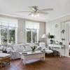 Parrot Uncle 52" Modern Chrome Chandelier Flush Mount Ceiling Fans with Light and Remote - 2 of 4