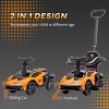 2-in-1 Ride On Push Car for Toddlers Strollers 1-3 Years,Manual Push-Along Toddlers Strollers-3irtyhousy - 3 of 4