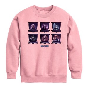 Boys' - Mattel - Yearbook Photos Upcoming Class Graphic Long Sleeve Fleece Sweatshirt - 1 of 3