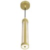 CWI Lighting Neva 3 in LED Integrated Satin Gold Pendant - 3 of 4