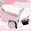 TopComfy Baby Walkers Toddler Ride on Toy, Foot to Floor Sliding Car, Working Steering Wheel Anti Over Backwards System, Pink, 21.3"*10.2"*9.3" - 4 of 4