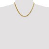 Black Bow Jewelry 4mm, 14k Yellow Gold, Solid Herringbone Chain Necklace - 2 of 4
