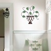 Lillian Potted Plant Metal Wall Art - Brewster: Iron Botanical Sculpture with Hanging Loops, Modern Decor - 2 of 2