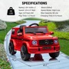Kids 12V Ride On Car with Remote Control, Electric Car Toy for Kids with Suspension, Safety Lock, Ride On Tioy Car with Led Lights, Bluetooth, Music - 3 of 4
