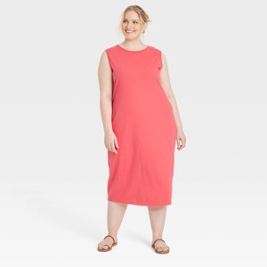 Women's Knit Midi Shift Dress - Universal Thread™ - 1 of 3