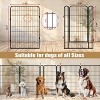 Gulches 39.27 H Tall Metal Dog Playpen Black with 8 Panels Heavy Duty for Large & Medium Breeds & Active Pets - 3 of 4