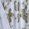 Dainty Home 3D Printed Textured 100% Cotton Shower Curtain - Gold - 2 of 3