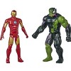 Marvel Titan Hero 12-inch Spider-Man Maximum Venom Series 2-Pack Iron Man vs Venomized Hulk - 2 of 4