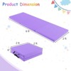 Costway Tri-Fold Folding Exercise Mat 6 ft x 2 ft Portable Gymnastics Tumbling Yoga - 3 of 4