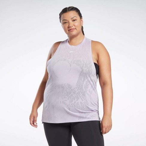 Reebok Quirky Tee Womens Athletic Tank Tops Large Chalk