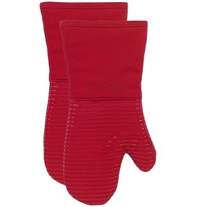 All-Clad Premium Silicone Oven Mitts, 2-Pack, Chili - 1 of 4