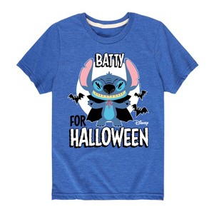 Boys' - Disney - Batty For Halloween Short Sleeve Graphic T-Shirt - 1 of 4