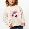 The Juniper Shop Just A Girl Who Loves Soccer Coquette Toddler Sweatshirt - 3 of 4