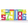 Link 140-Piece Set Transparent Number Tiles for Early Education and Countless Games with Storage Bin - Makes A Great Gift - 2 of 4