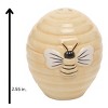Transpac Everyday Beehive Dolomite Salt and Pepper Shakers Collectables Multicolor 2.55 in. Set of 2 - 4 of 4