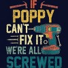 Junior's Design By Humans If Poppy Can't Fix It We're All By nathanhoang T-Shirt - 2 of 2