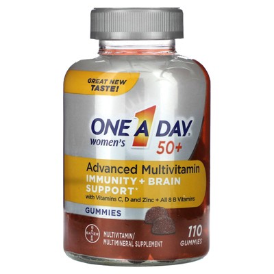 One-A-Day Women's 50+, Advanced Multivitamin, 110 Gummies