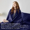 Satin Sheets Queen Size - Similar to Silk Sheets, Silky Bedsheet, Luxury & Ultra Soft, Non-Fading & Wrinkle Free, Good for Hair & Skin, Gifts for Wome - 4 of 4