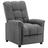 vidaXL Recliner Chair Leisure Cozy Recliner for Home Theater Cinema Fabric - 2 of 4