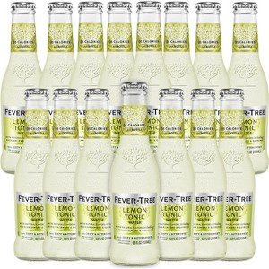 Fever Tree Lemon Tonic - Premium Quality Mixer - Refreshing Beverage for Cocktails & Mocktails 200ml Bottles - 1 of 4