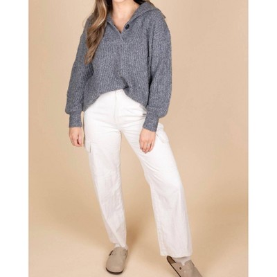Women's Sawyer Collared Sweater - AEMI + CO