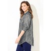 Catherines Women's Plus Size Modern Camp Shirt - 4 of 4