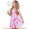 Lev Baby Girls' Viscose from Bamboo Short Sleeve Dress – Pink Marble Print - 4 of 4