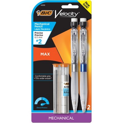 2ct .5mm #2 Mechanical Pencil Velocity Max - BIC