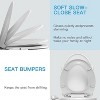 Coucheta Bidet Toilet Seat with Slow Close - Non-Electric, Self-Cleaning Nozzles, Feminine Cleaning, Quick-Release, Easy Install, White - 4 of 4