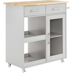 Modway Culinary Kitchen Cart With Towel Bar - 1 of 3