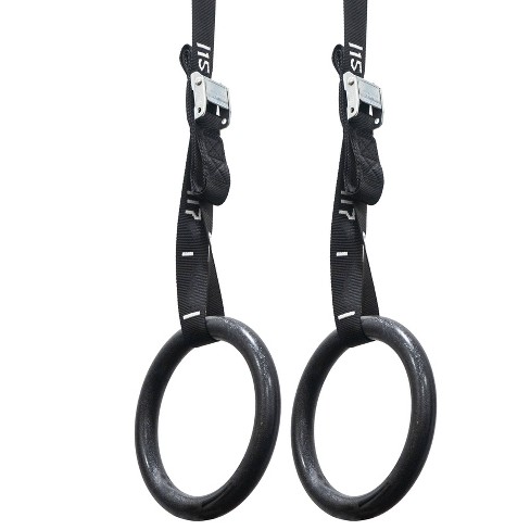 ProSource Fitness Gymnastics Rings with Straps for Crossfit