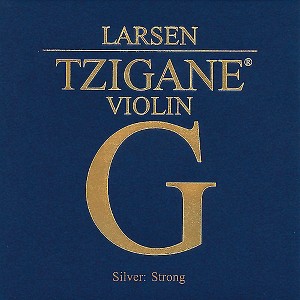 Larsen Strings Tzigane Violin G String 4/4 Size Silver Wound, Heavy Gauge, Ball End - 1 of 1