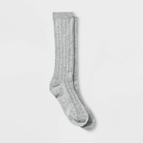 Childrens grey over the knee socks new arrivals