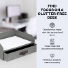 Bigso Walter Letter Tray for A4 or Letter Size Documents - Paper Tray Organizer for Desk with Storage Drawer and Rubber Feet - 3 of 4