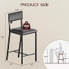 Bar Stools, Set of 2/4 Dining Chairs, Kitchen Breakfast Chairs with Upholstered, 26" Tall Counter Bar Stools, Easy Assembly, for Dining Room - 3 of 4