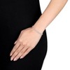EVERLY JEWELRY | Rose Plated Sterling Silver 14 1/4 CT TGW Created White Sapphire Bracelet, 7.25-inch - 2 of 4