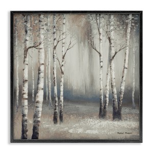 Stupell Industries Misty Birch Tree Forest Landscape, 24" x 24" - 1 of 4