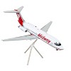McDonnell Douglas DC-9-15 Commercial Aircraft "Midway Airlines" White with Red Tail 1/200 Diecast Model Airplane by GeminiJets - 3 of 3