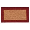 Evideco French Home Goods Sheltered Front Door Mat Coir Coco Fibers Rug 24x13 - 3 of 4