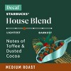 Starbucks Medium Roast Decaf Ground Coffee — House Blend — 100% Arabica — 1 bag (12 oz.) - image 2 of 4